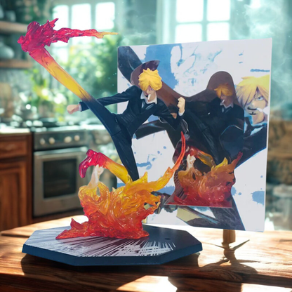Sanji - One Piece (Attaque en Flammes)