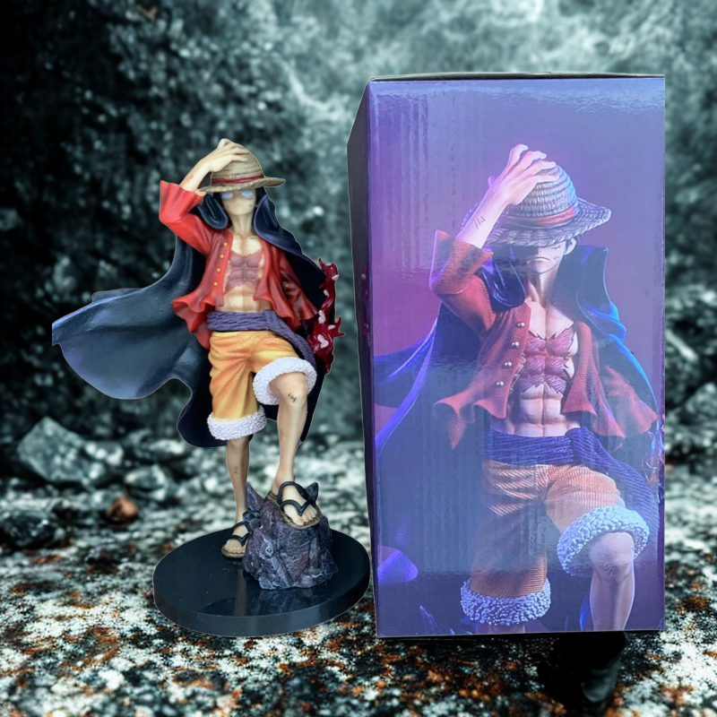 Luffy - One Piece Luffy (version avec cape et flamme)
