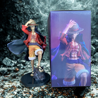 Luffy - One Piece Luffy (version avec cape et flamme)