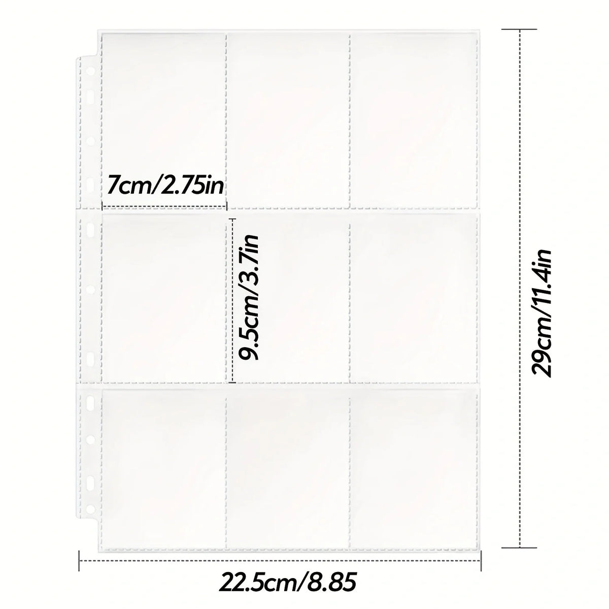 Pochettes de Rangement Transparentes A4 (10, 30, 50 pièces)