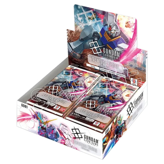 Cartes Gundam Newtype Rising 1 Boîte de 24 Boosters GD01 -