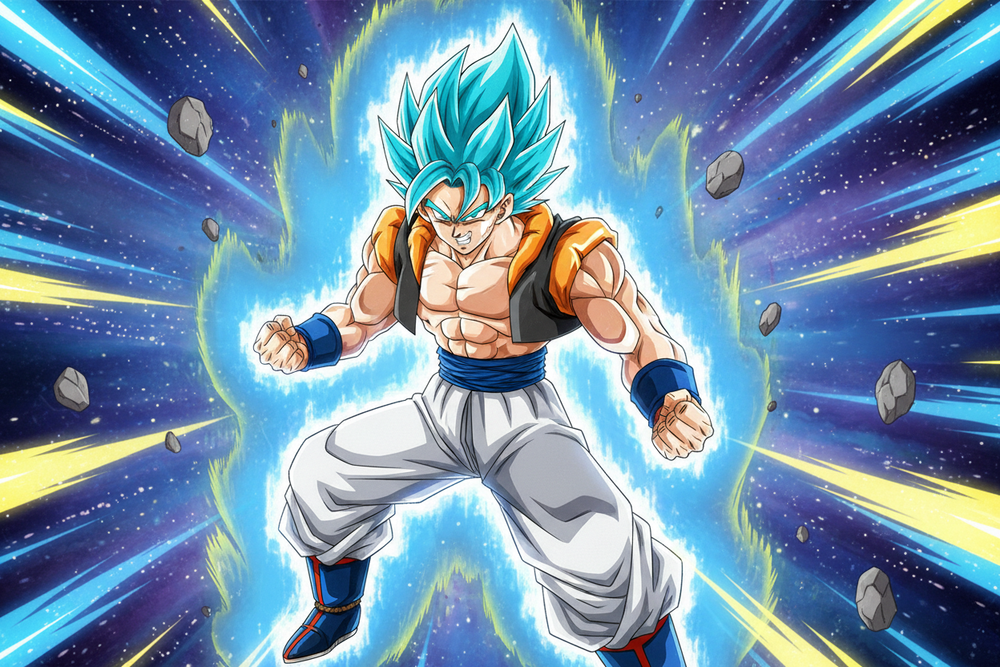 fait moi un gogeta blue